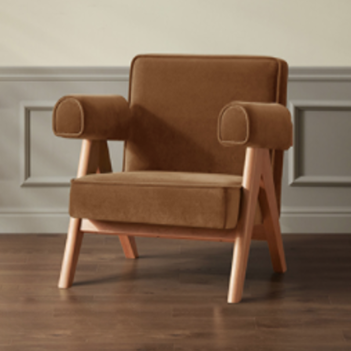 禾沐櫻桃木單椅B款HM-L7122