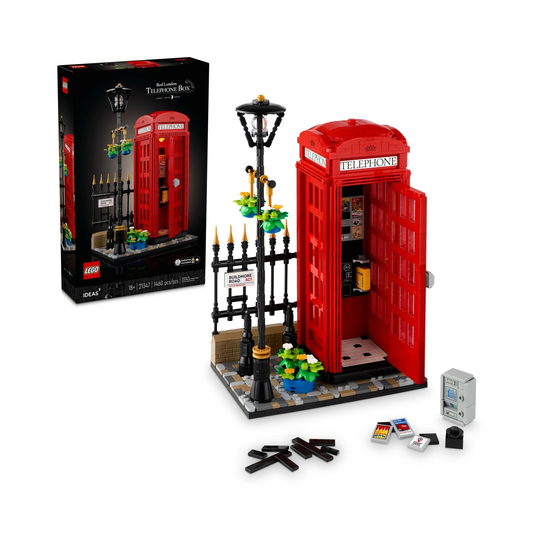 21347 - Red London Telephone Box
