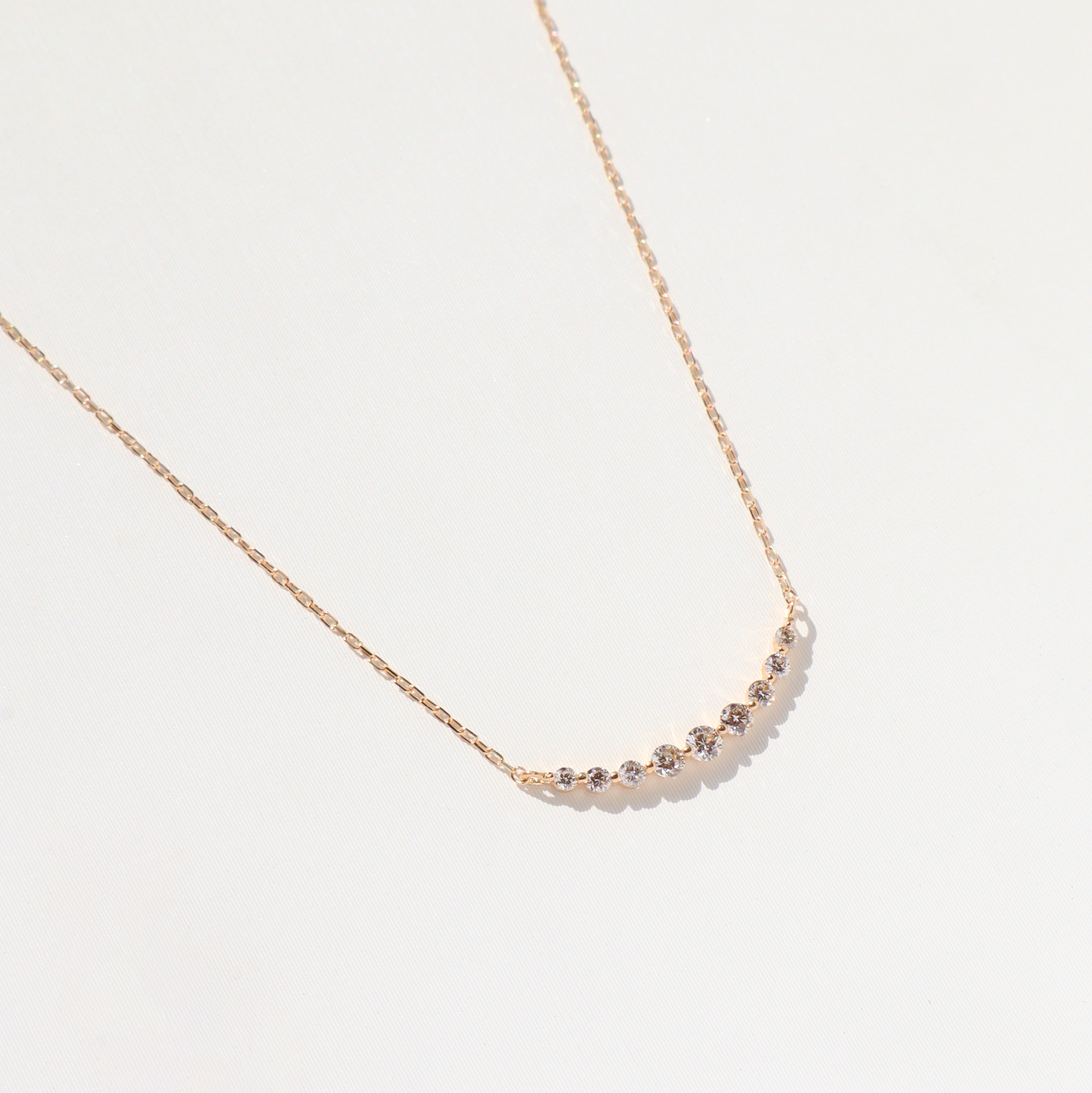 18K/女神微笑真鑽項鍊