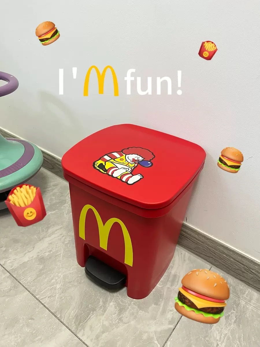 MCD trashcan