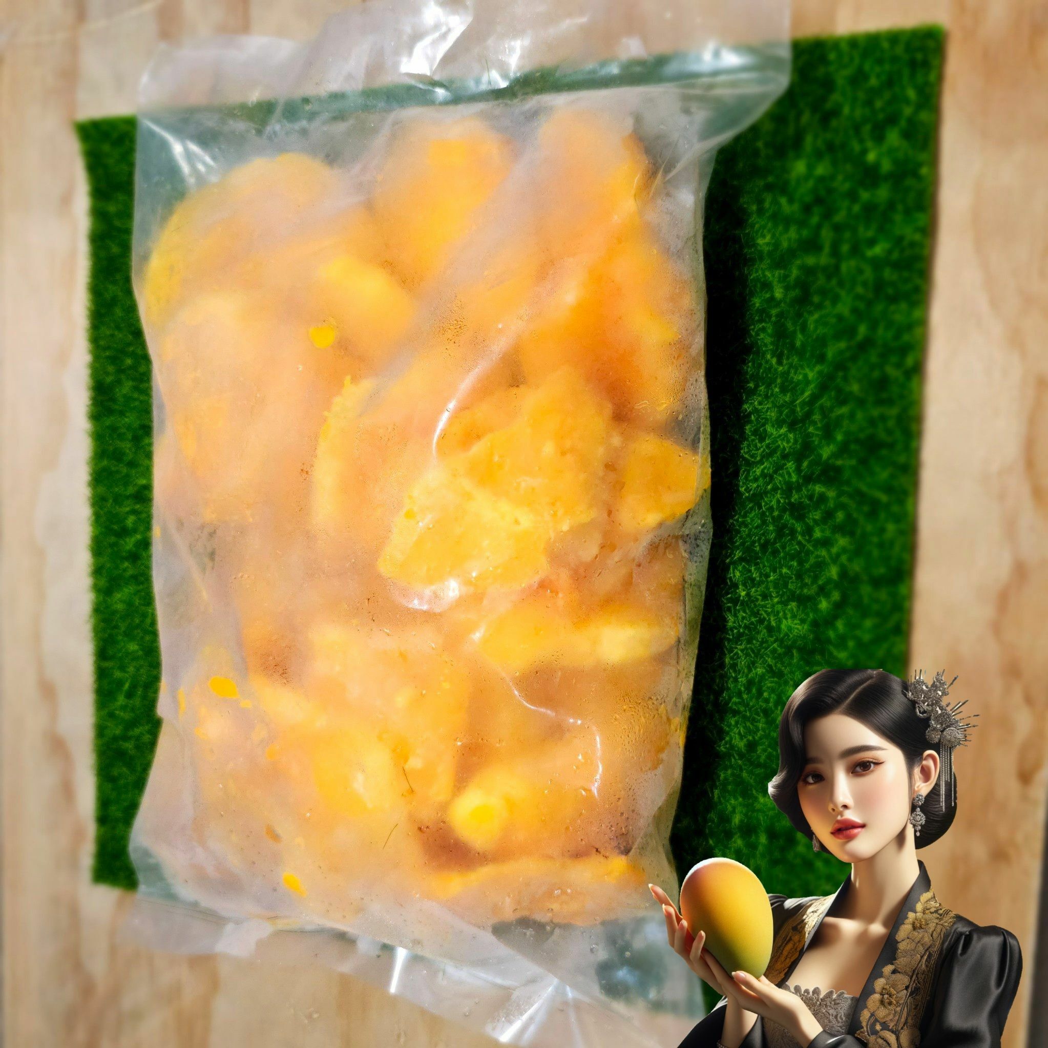 台南愛文芒果 (冷凍批發) ｜去籽切片