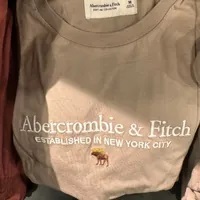 [S] A&F SHORT SLEEVE T-SHIRT,KHAKI, 175-123-0162-040 (SAF31)