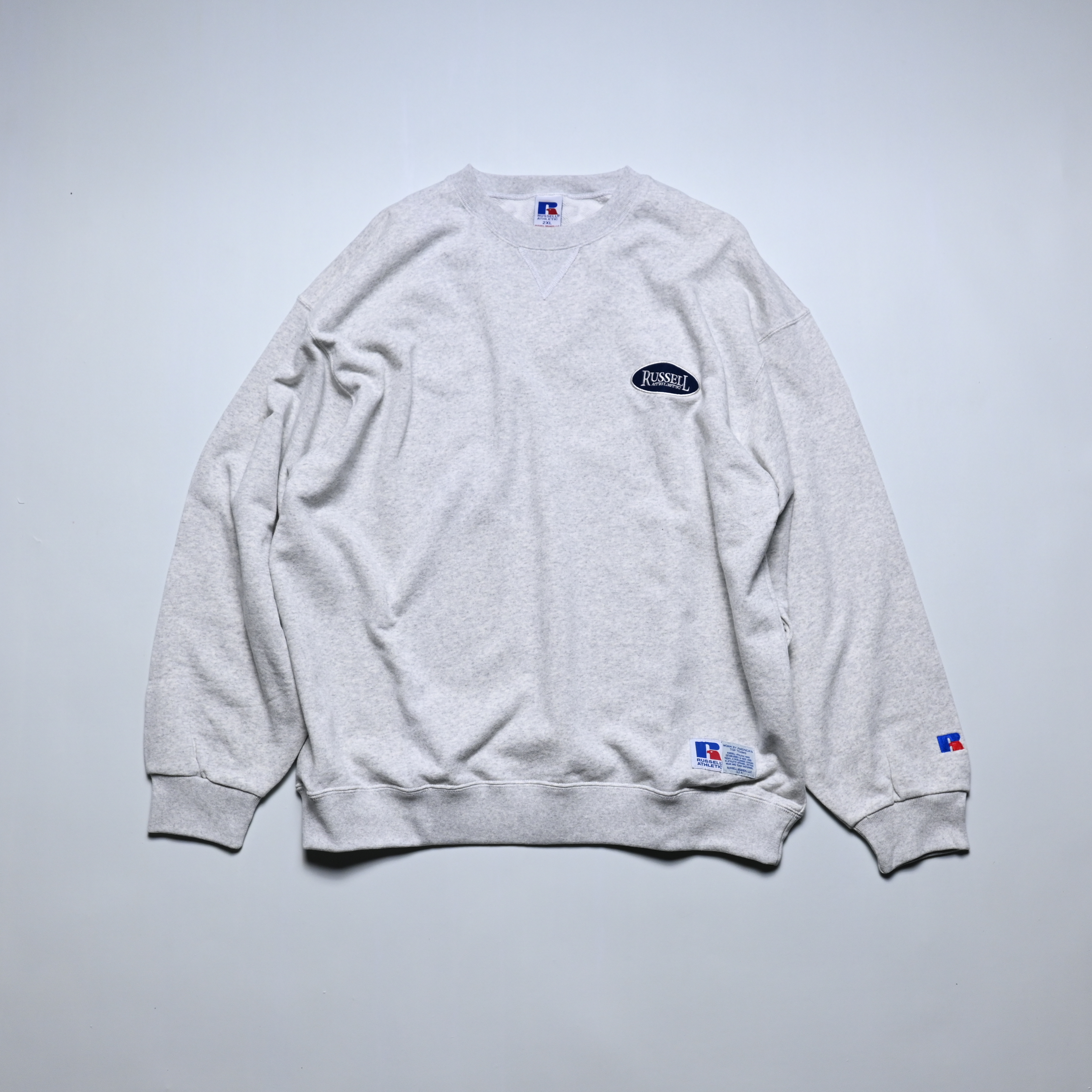 Russell Athletic JP Sweat Chest Logo Patch Crew