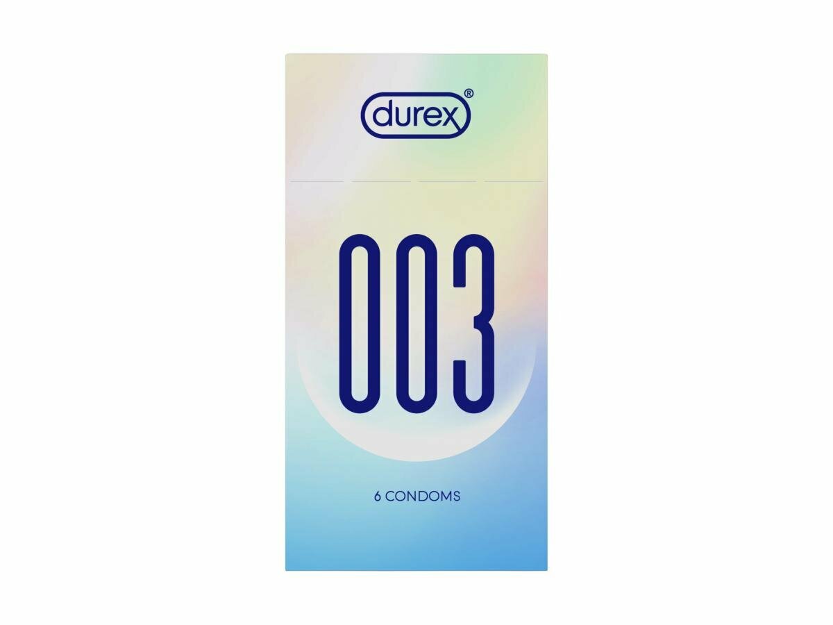 杜蕾斯 - 003 6片裝衛生套