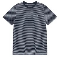 [S] GUESS MEN'S MINI LOGO STRIPE SHORT SLEEVE TEE,NAVY, MN2K9468-NVY (SGU524)