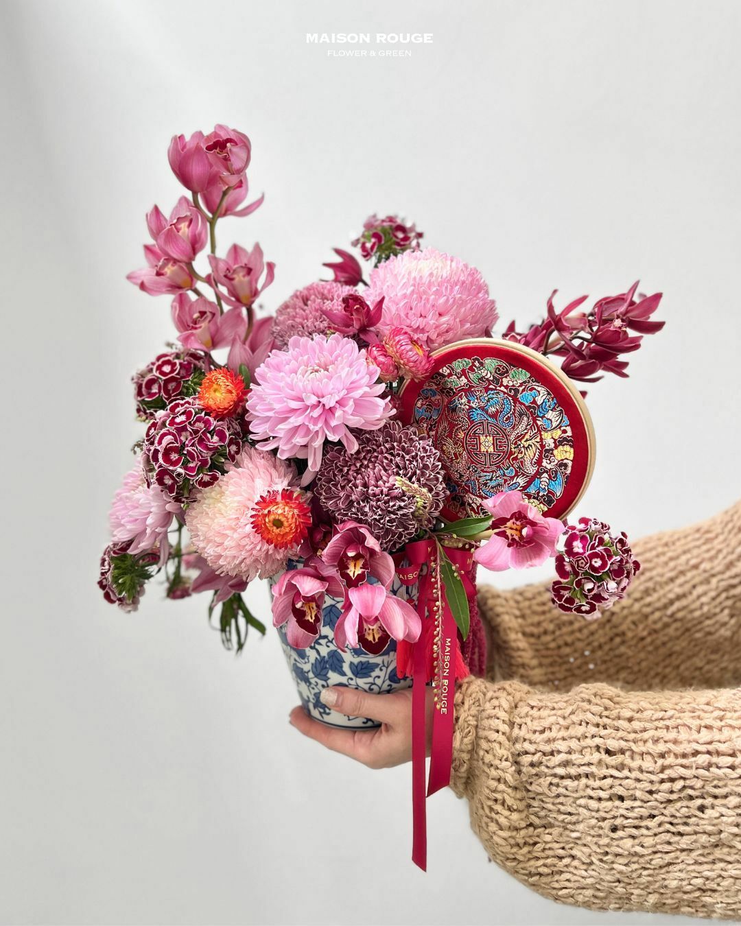 貳樓有花・迎春桌花 C