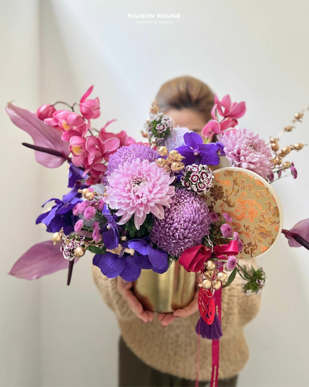 貳樓有花・迎春桌花 D