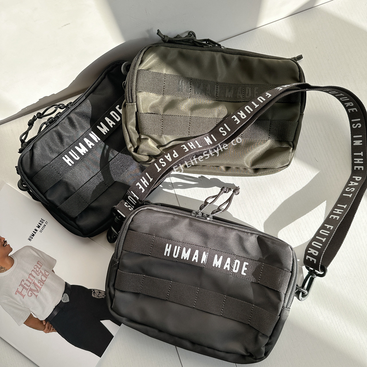 🇯🇵 HUMAN MADE 側背包 小包 零錢包 卡包 多夾層 / 現貨