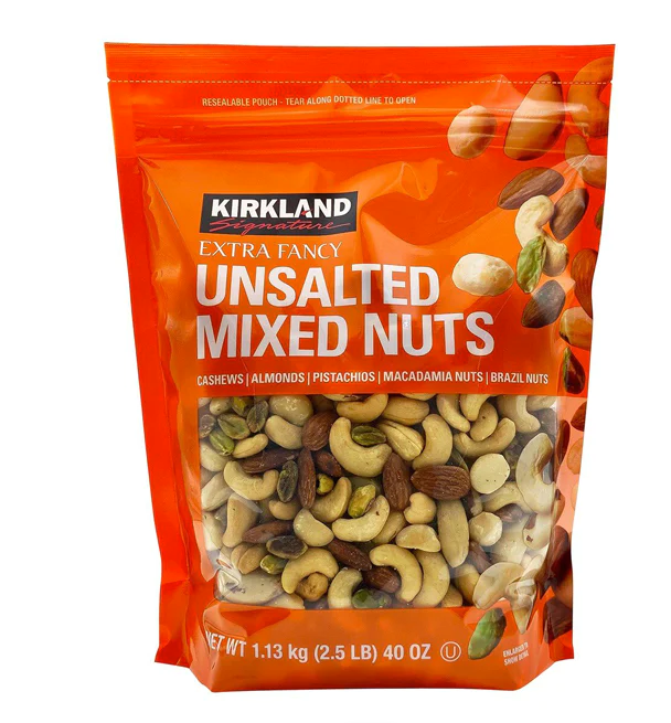 Kirkland Signature Extra Fancy Unsalted Mixed Nuts, 1.13kg
