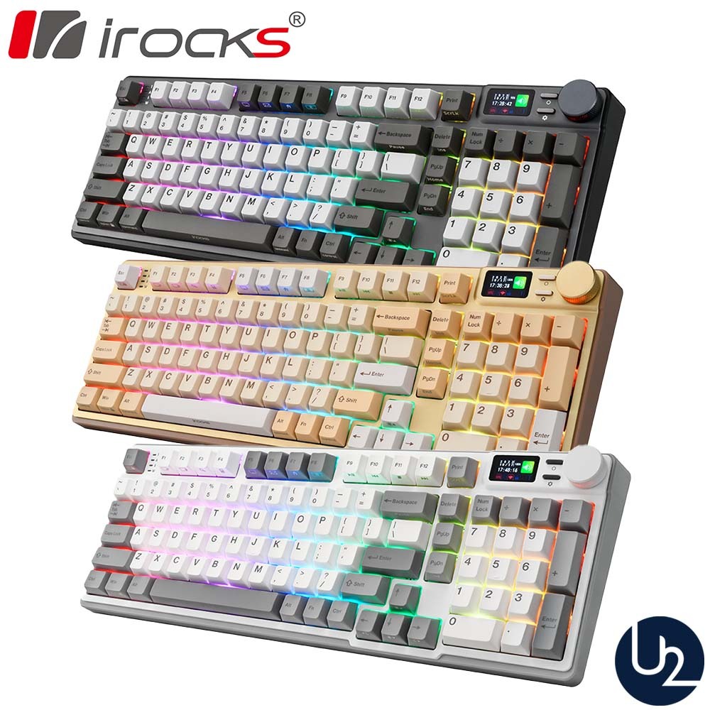 iRocks 艾芮克 K85R 無線機械鍵盤 熱插拔 有線+無線 雙模