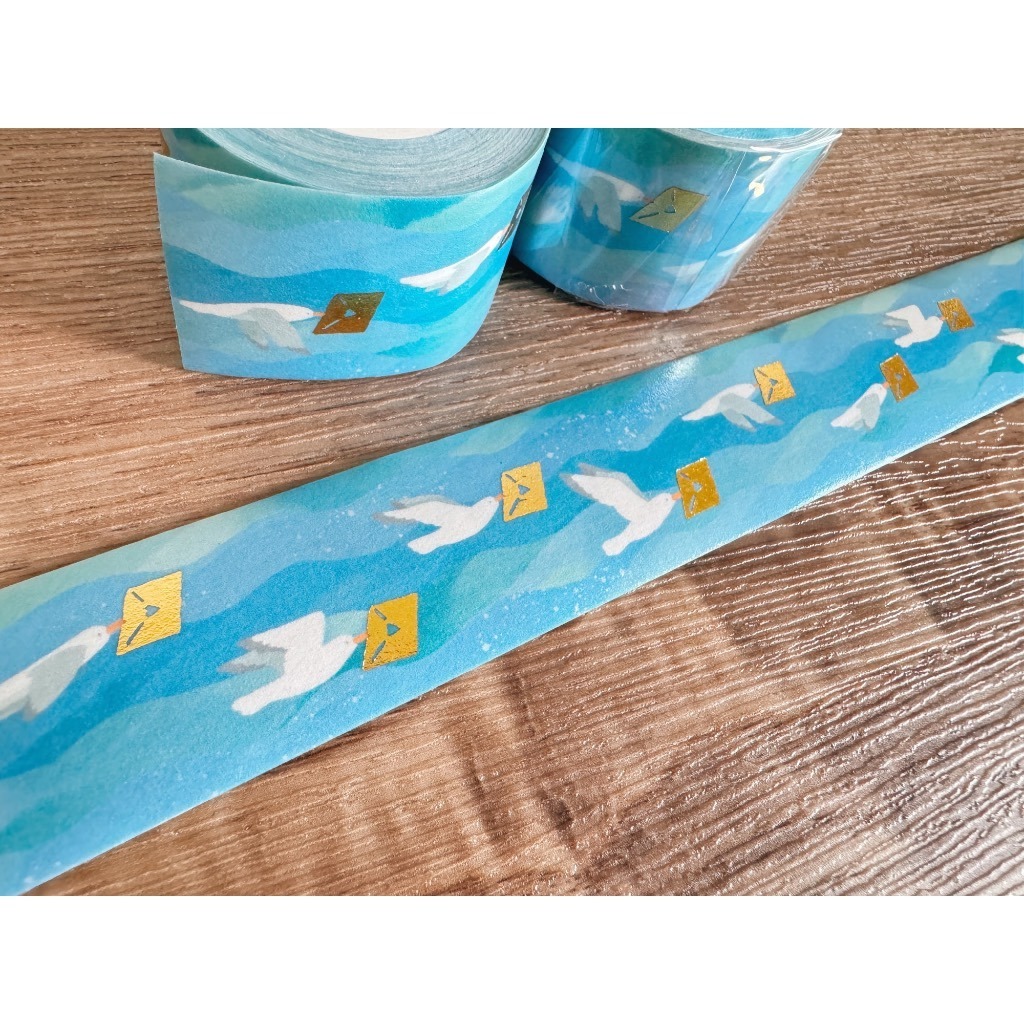 Letter To You : Ocean 大海 燙金紙膠帶 Washi Tape｜InkSundae