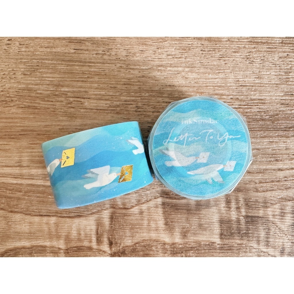 Letter To You : Ocean 大海 燙金紙膠帶 Washi Tape｜InkSundae