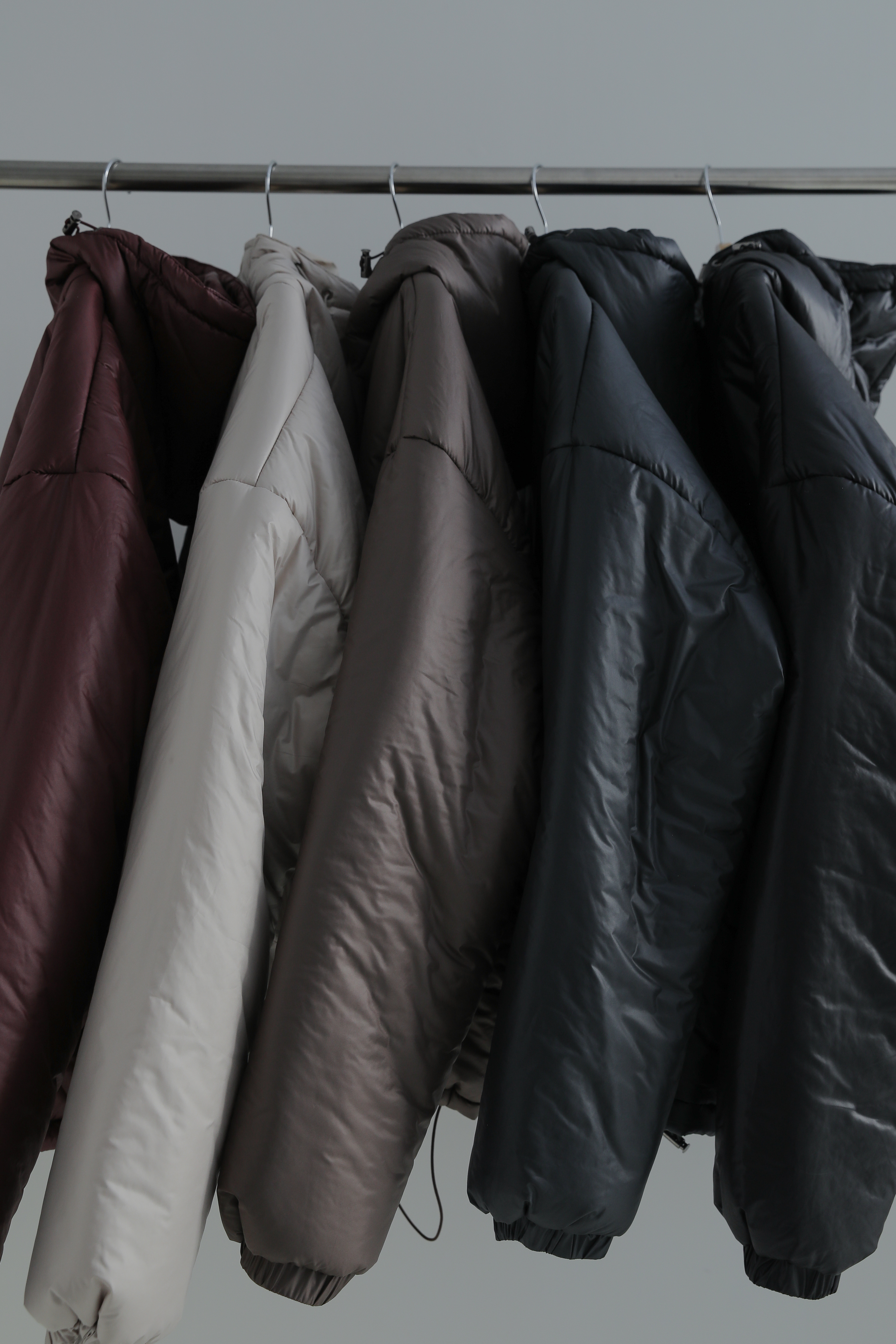 【Discount】Glossy Hood Jumper #鋪棉外套