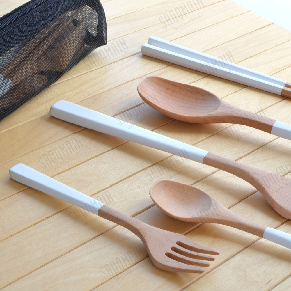 【仙德曼】露營原木餐具組