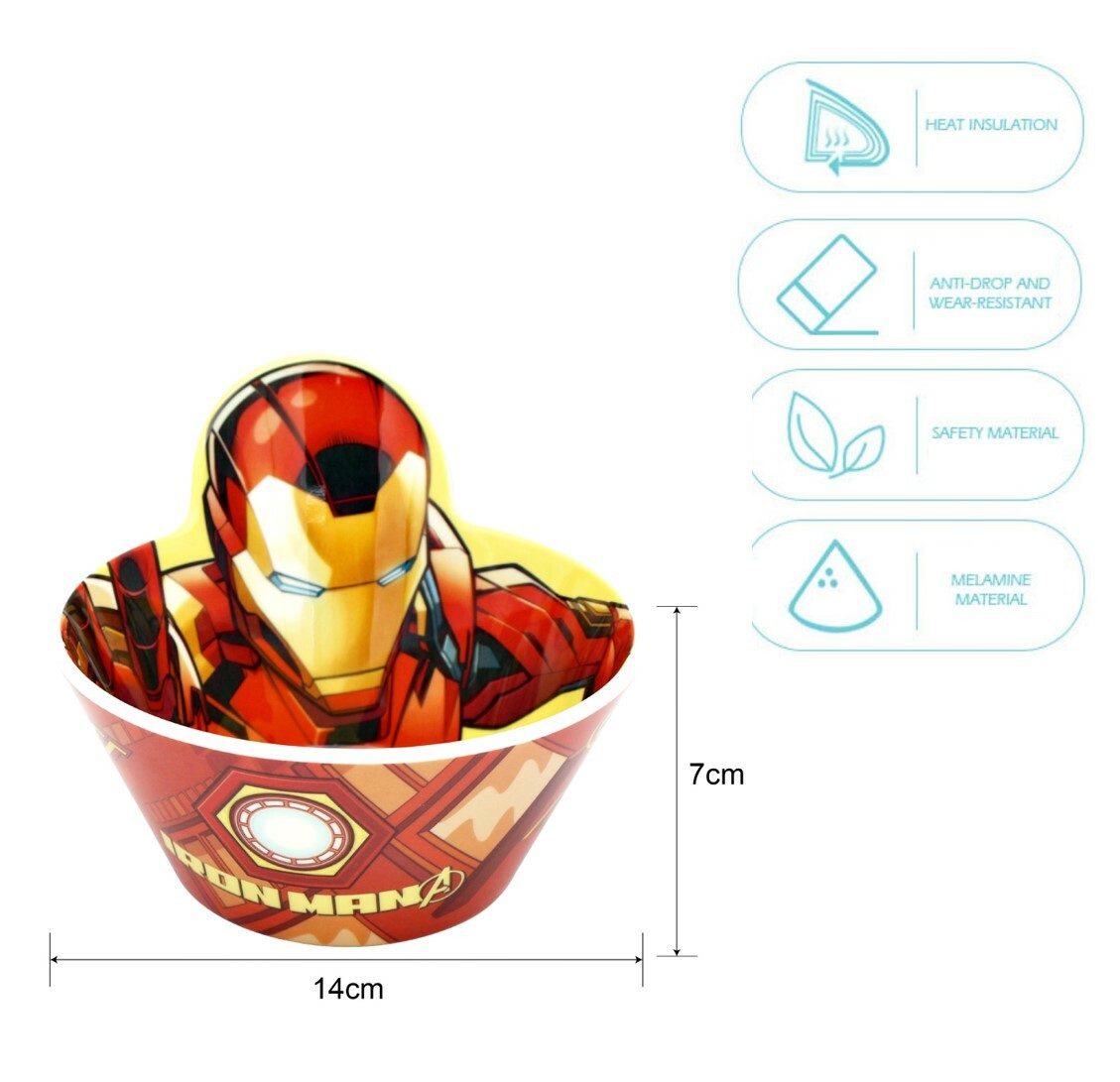 MARVEL| 3D兒童碗 (科學瓷) |鐵甲奇俠