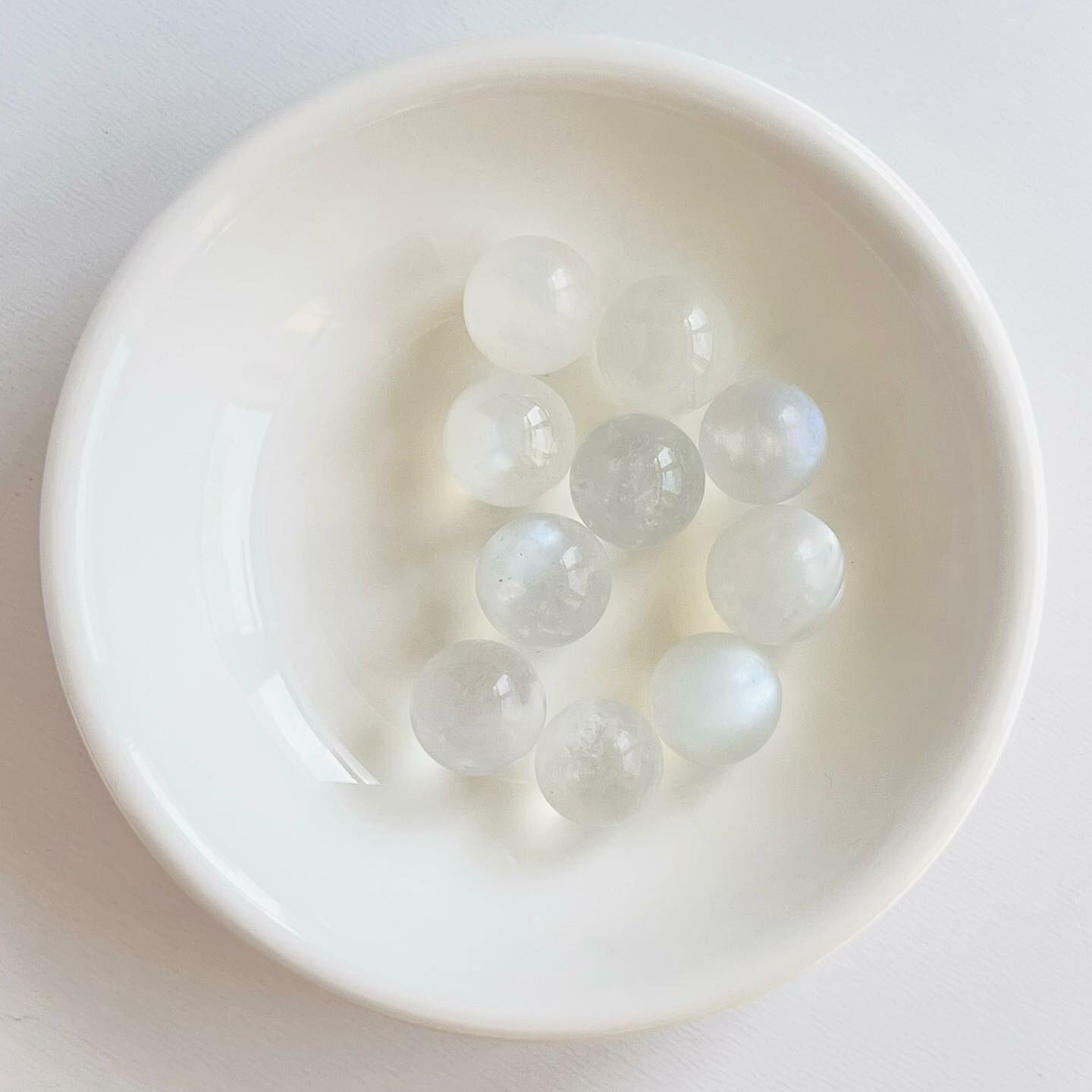 [原石] 斯里蘭卡月光石 水晶小球