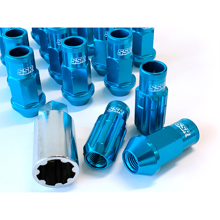 SSR 19HEX ALUMINUM RACING LOCK&NUT SET