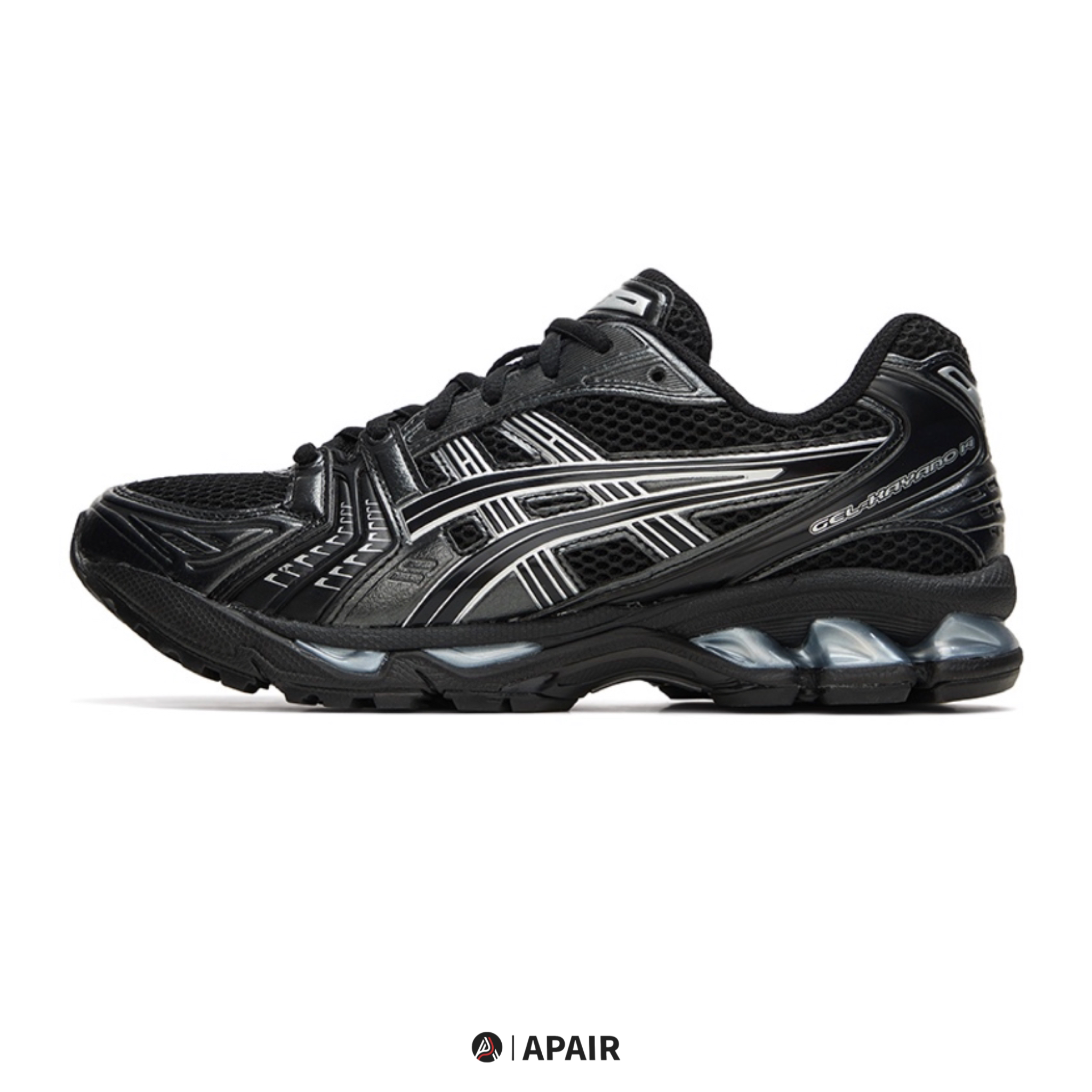 APAIR】ASICS GEL-KAYANO 14 BLACK PURE SILVER 1201A019-0