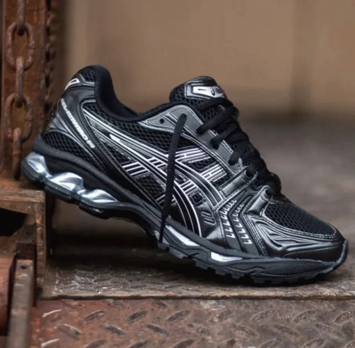 【APAIR】預購 ASICS GEL-KAYANO 14 BLACK PURE SILVER 黑銀 / 1201A019-006