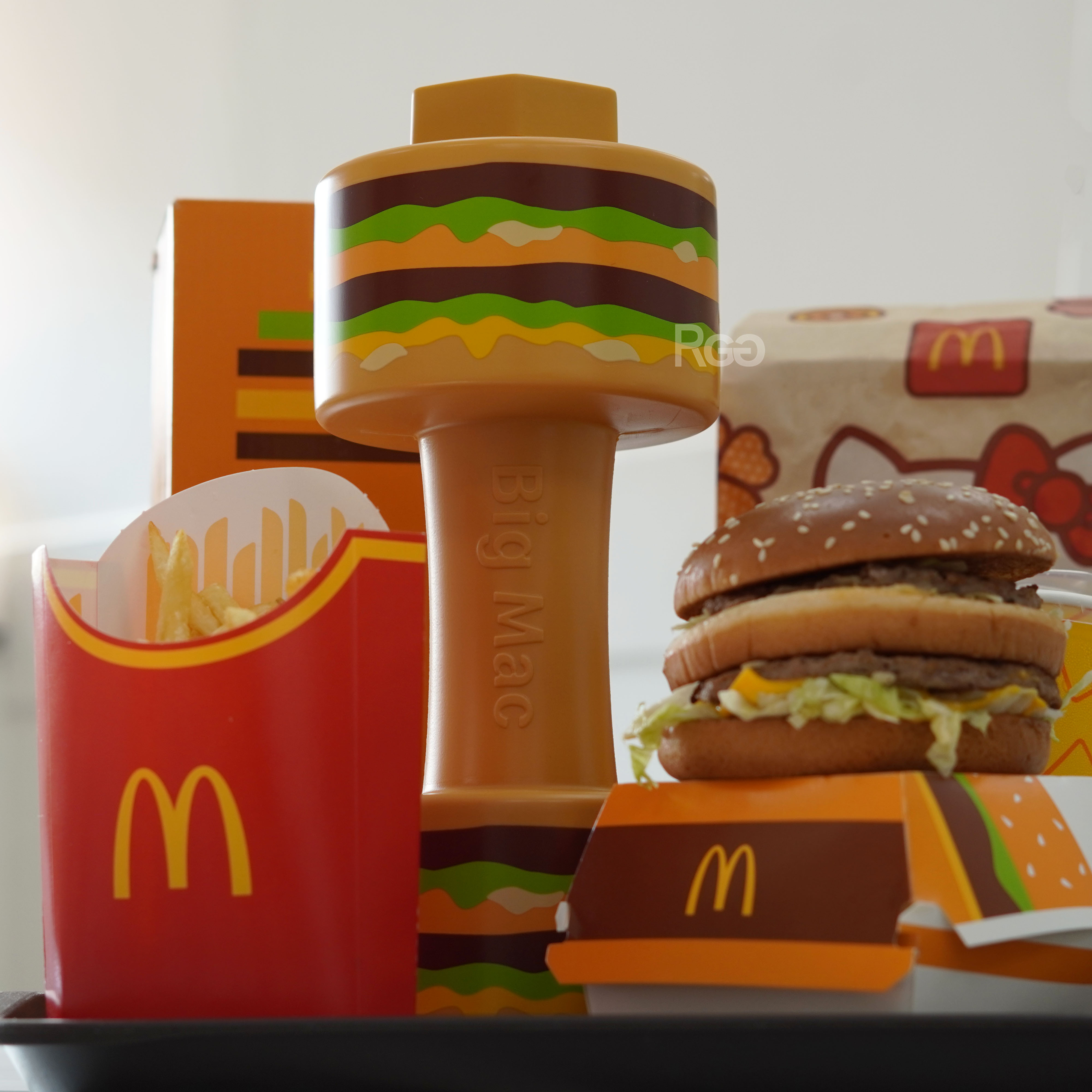 麥當勞大麥克巨無霸啞鈴水壺