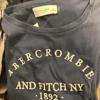 [S] A&F NY SHORT SLEEVE LADIES TEE,NAVY, 185-157-0136-200 (SAF39)