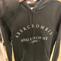 [S] A&F LONGSLEEVE HOODIE,BLACK, 185-152-0161-900 (SAF41)