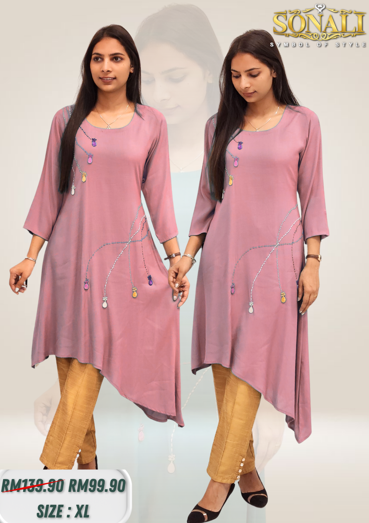 Sonali Premier Quality Modern Women's Top Tradational Indian Top