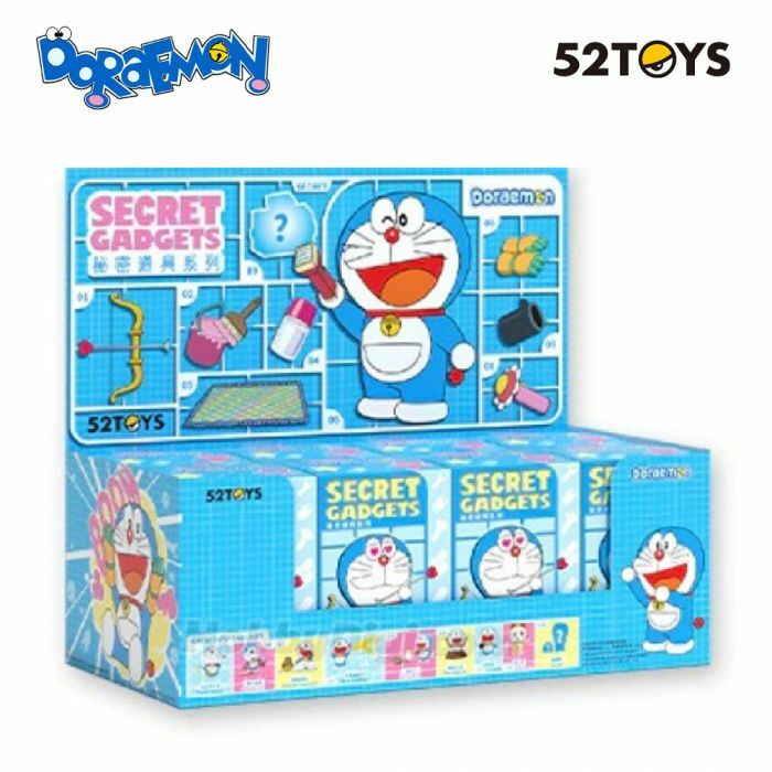 【盲盒連 原裝場景防塵展示盒】52TOYS 盲盒系列-  Doremon 多啦A夢 秘密道具  (全套8款)