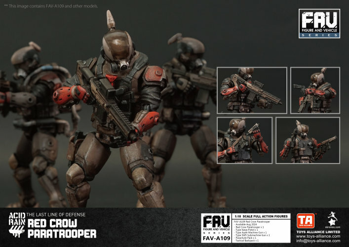 Toys Alliance : Acid Rain 1/18 FAV-A109 赤鴉傘兵
