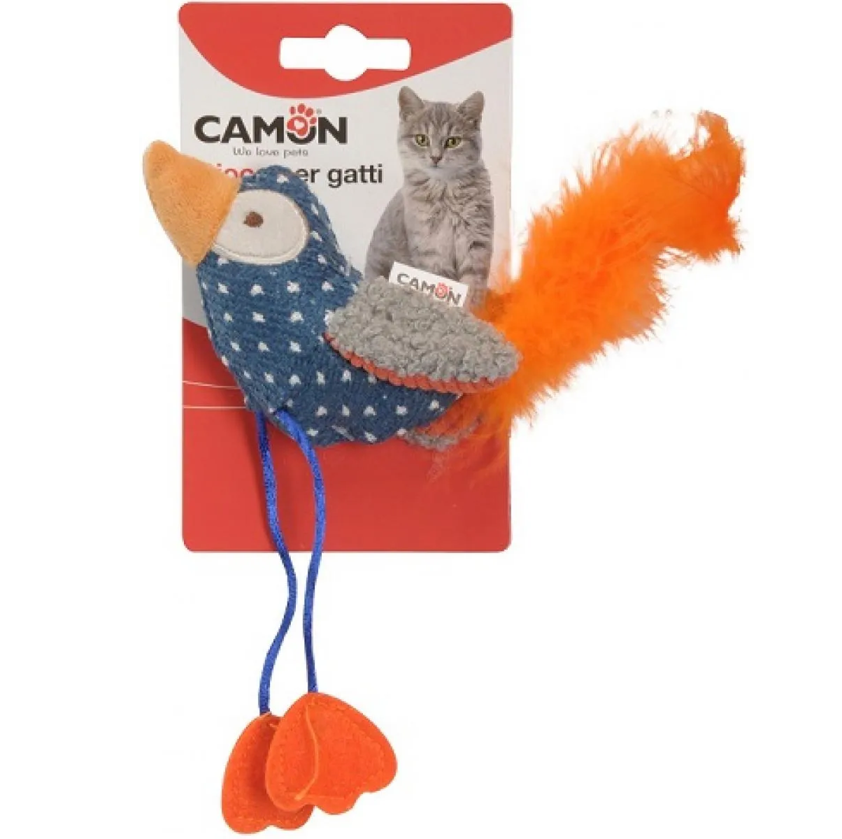 Camon 貓草鳥兒公仔