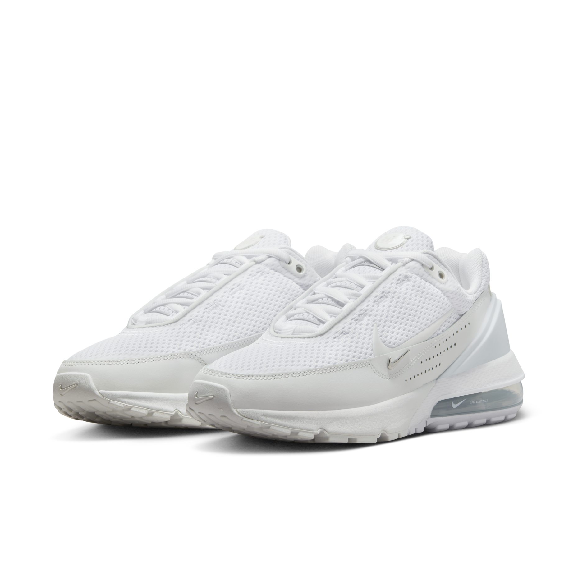 男鞋NIKE AIR MAX PULSE 白色銀勾舒適氣墊休閒運動鞋【DR0453-101】