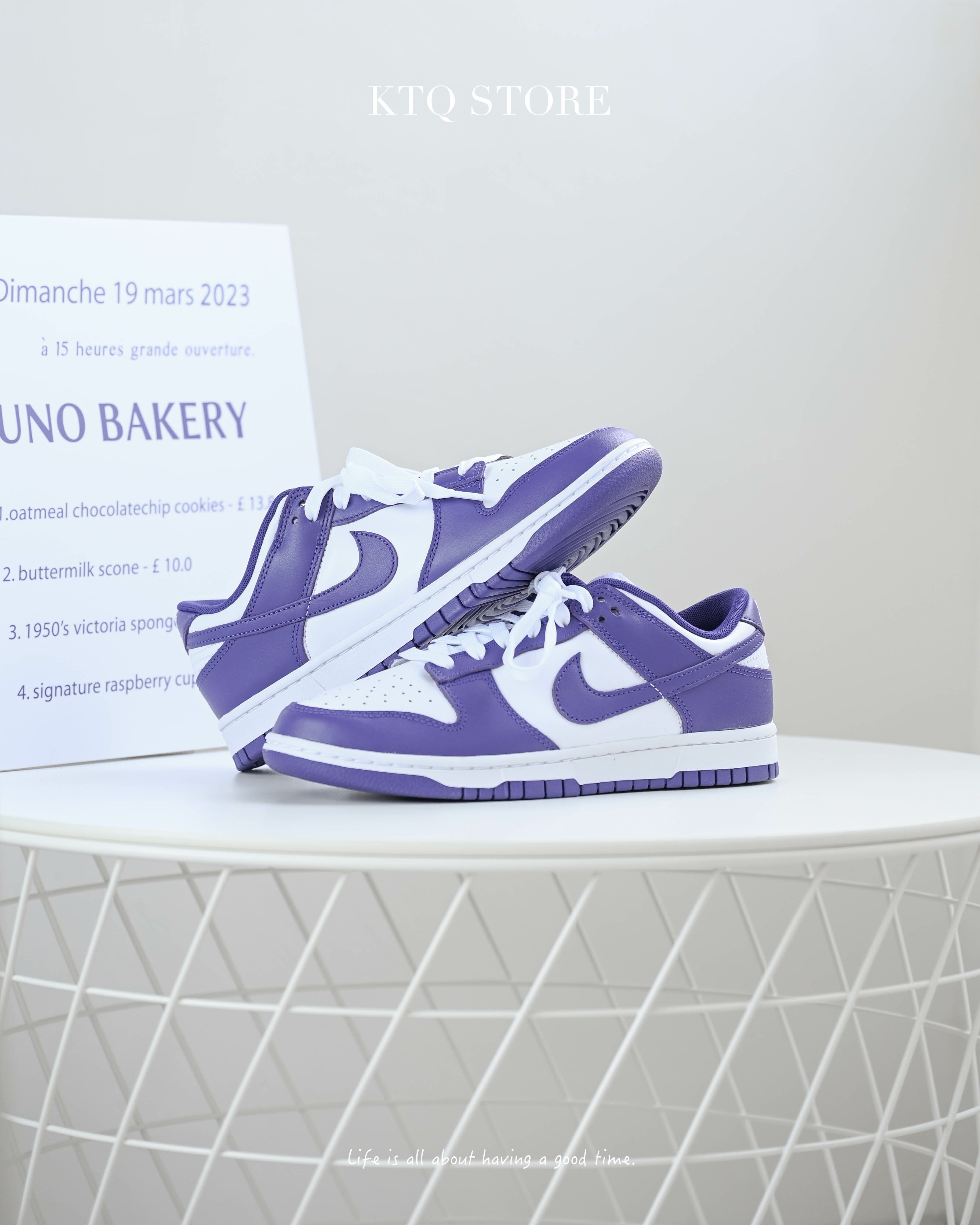 KTQ STORE ‧ Nike Dunk Low Retro "Championship Purple" 白紫 DD1391-104