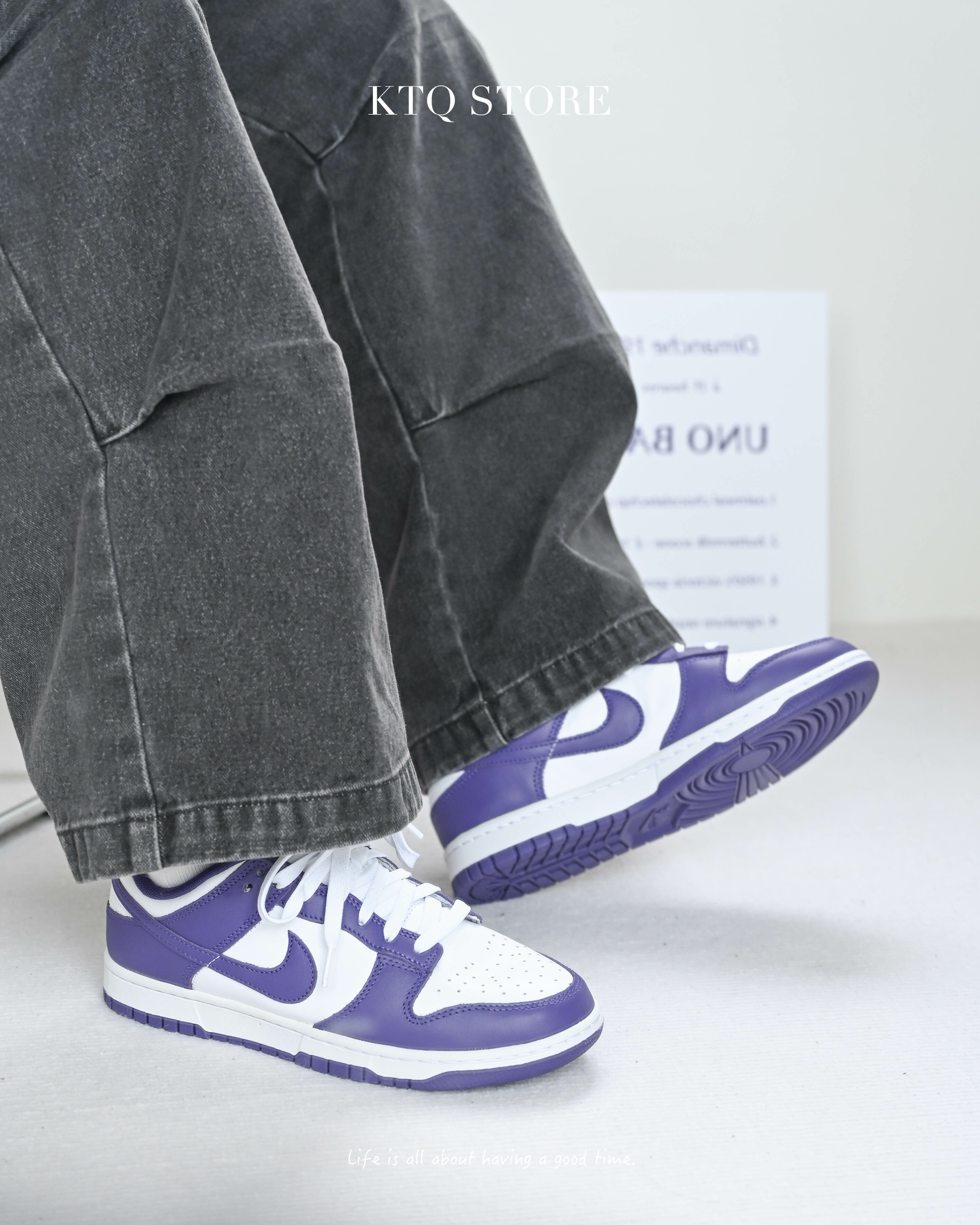 KTQ STORE ‧ Nike Dunk Low Retro "Championship Purple" 白紫 DD1391-104