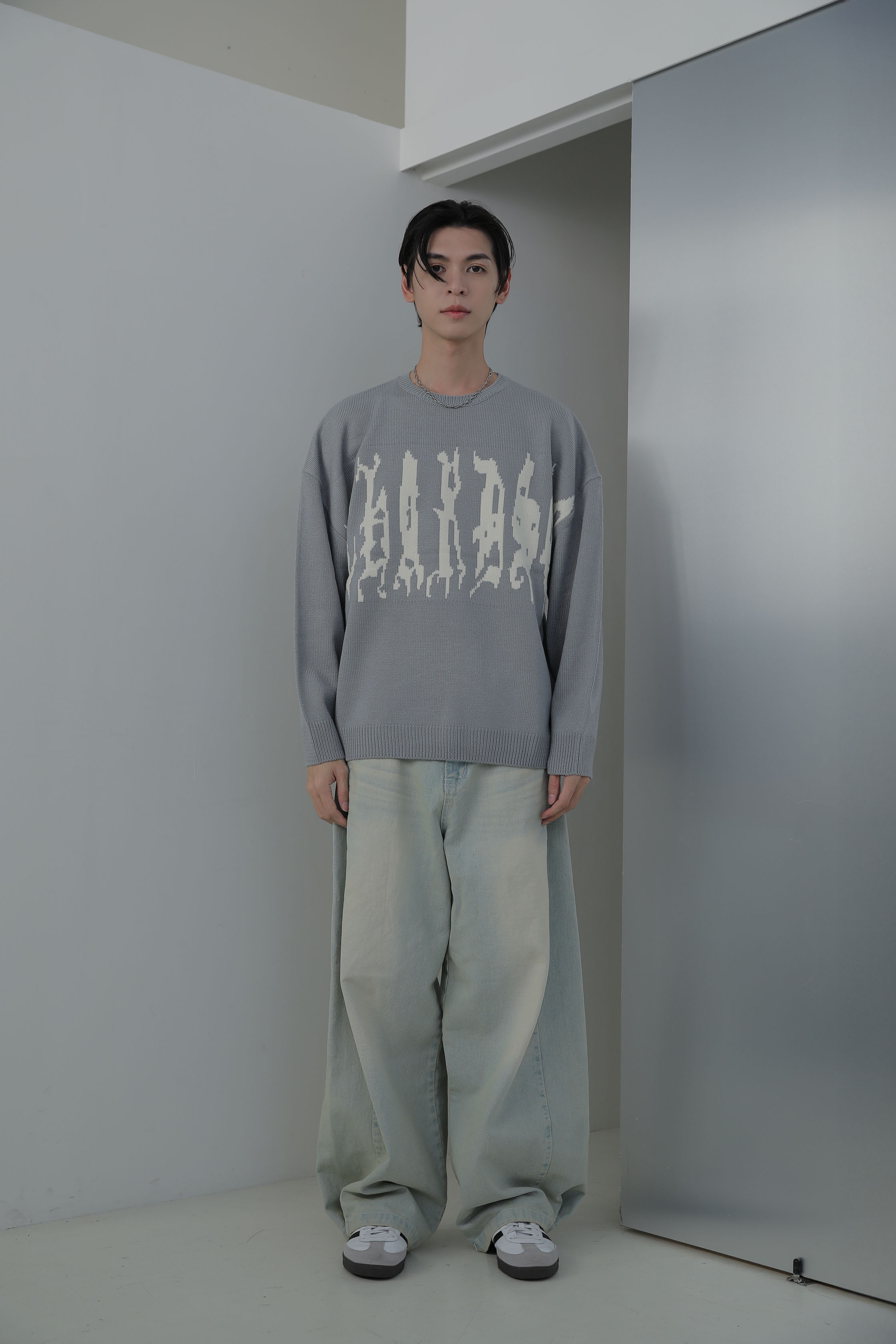 Hearts Balloon Overfit Knit #毛衣