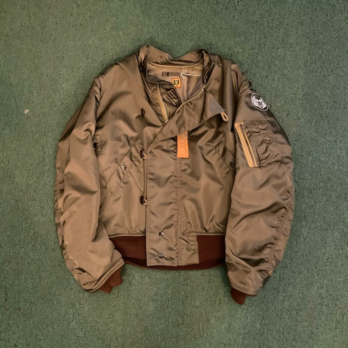 ON SALE 55% OFF : HUMAN MADE NA-1 JACKET - OLIVE SIZE L IN STOCK NOW (現貨發售中)