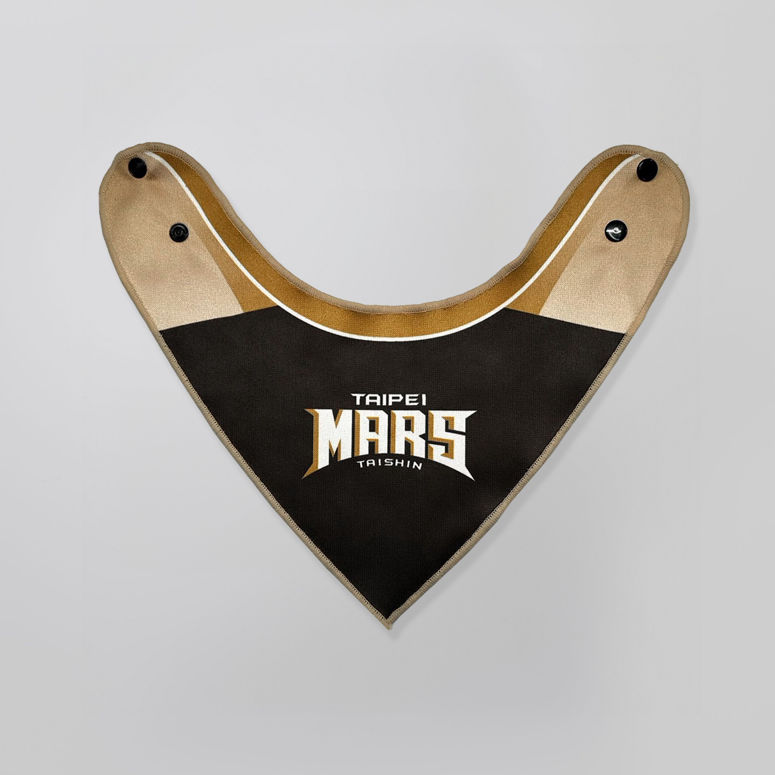 小小戰神口水巾｜黑金