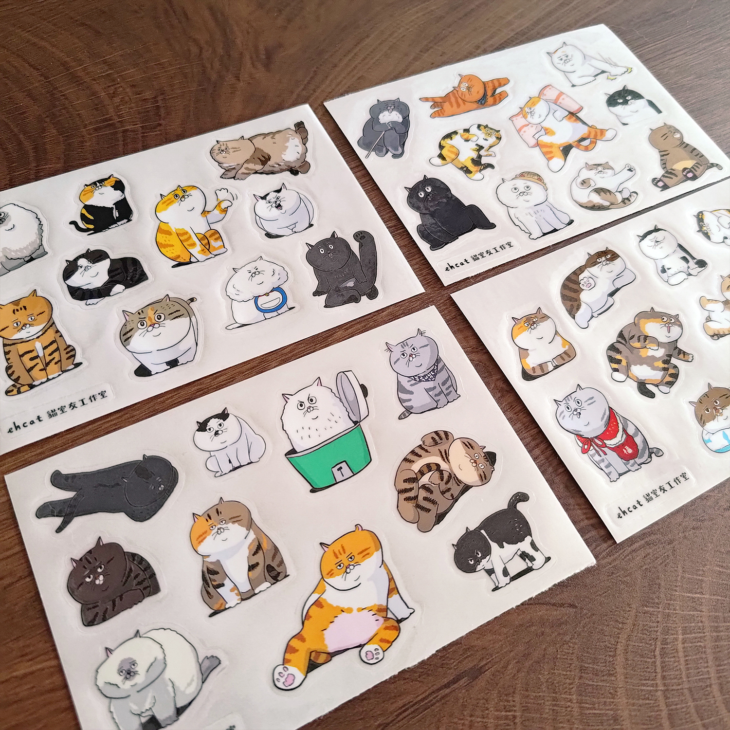 【ehcat貓室友】貓似顏圖鑑貼紙