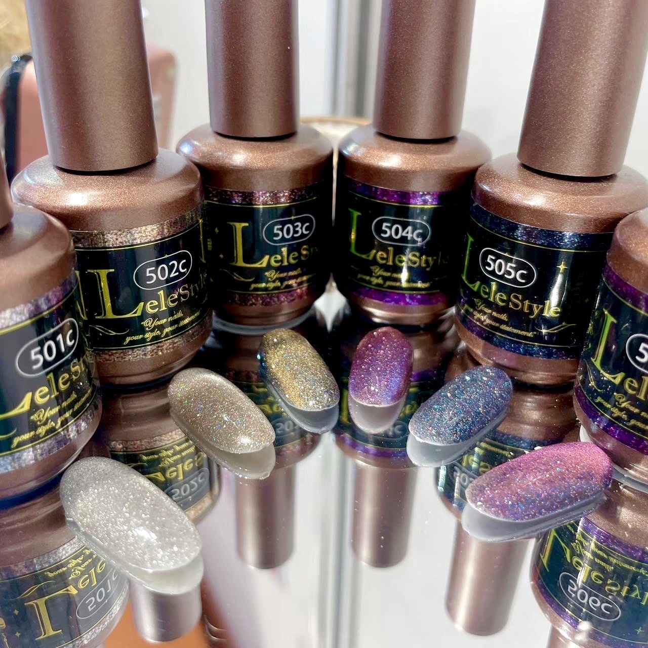 【Lele Style】莉莉膠-暗黑公主貓眼 501-506