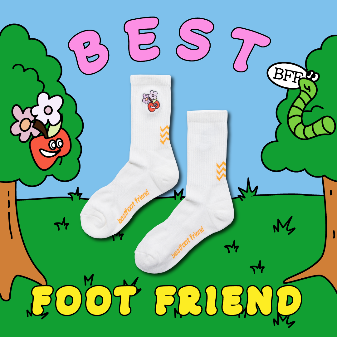 Apple & Worm 蘋果與蟲_WHITE_BF23019