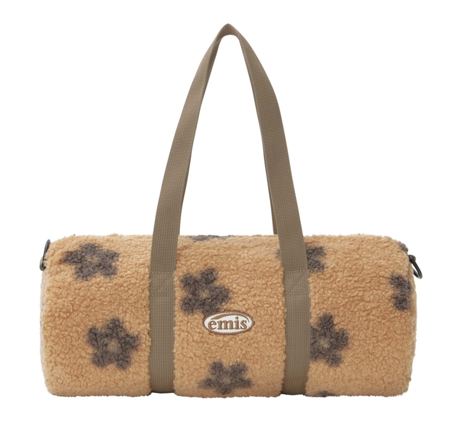 韓國EMIS Flower Boucle Crossed Body Bag
