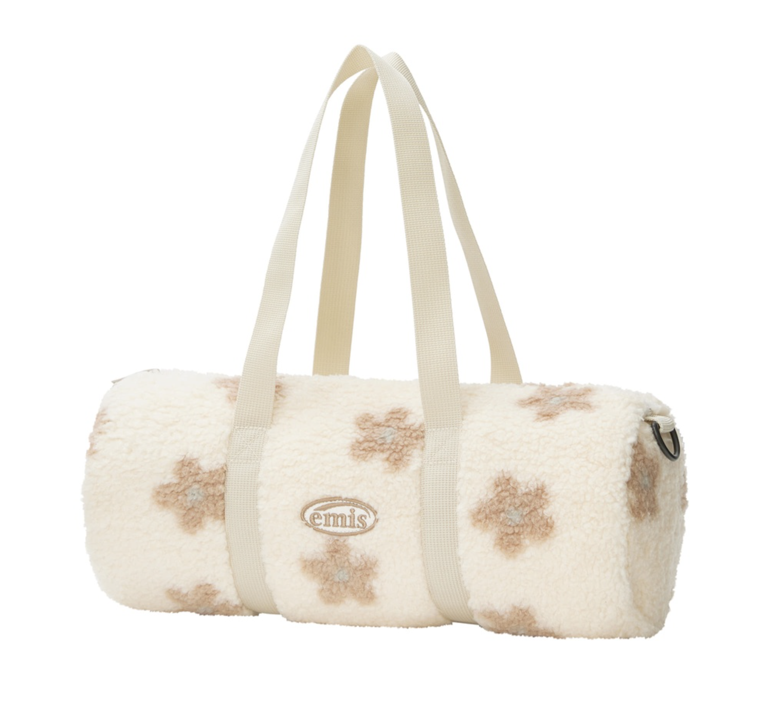 韓國EMIS Flower Boucle Crossed Body Bag