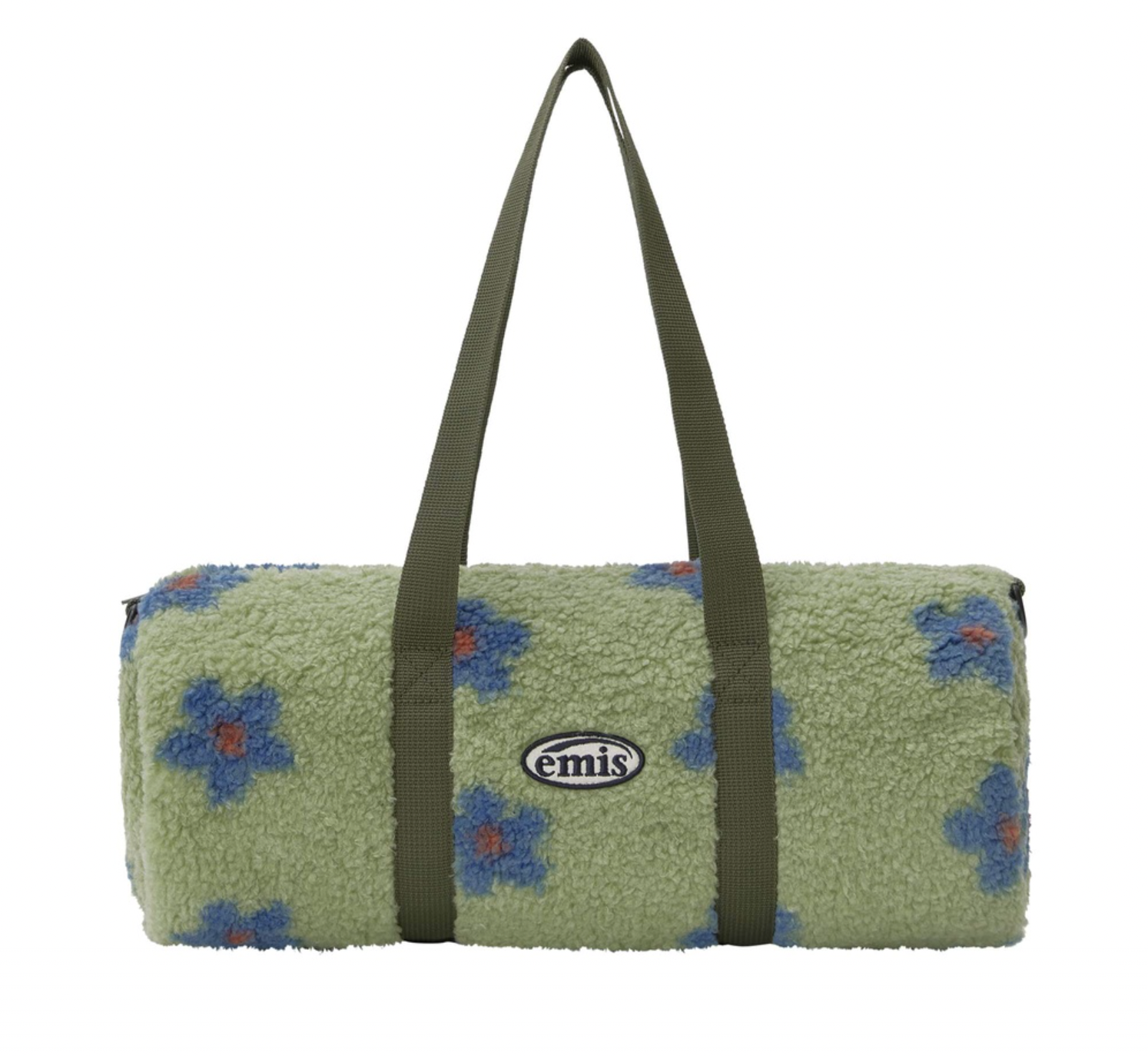 韓國EMIS Flower Boucle Crossed Body Bag