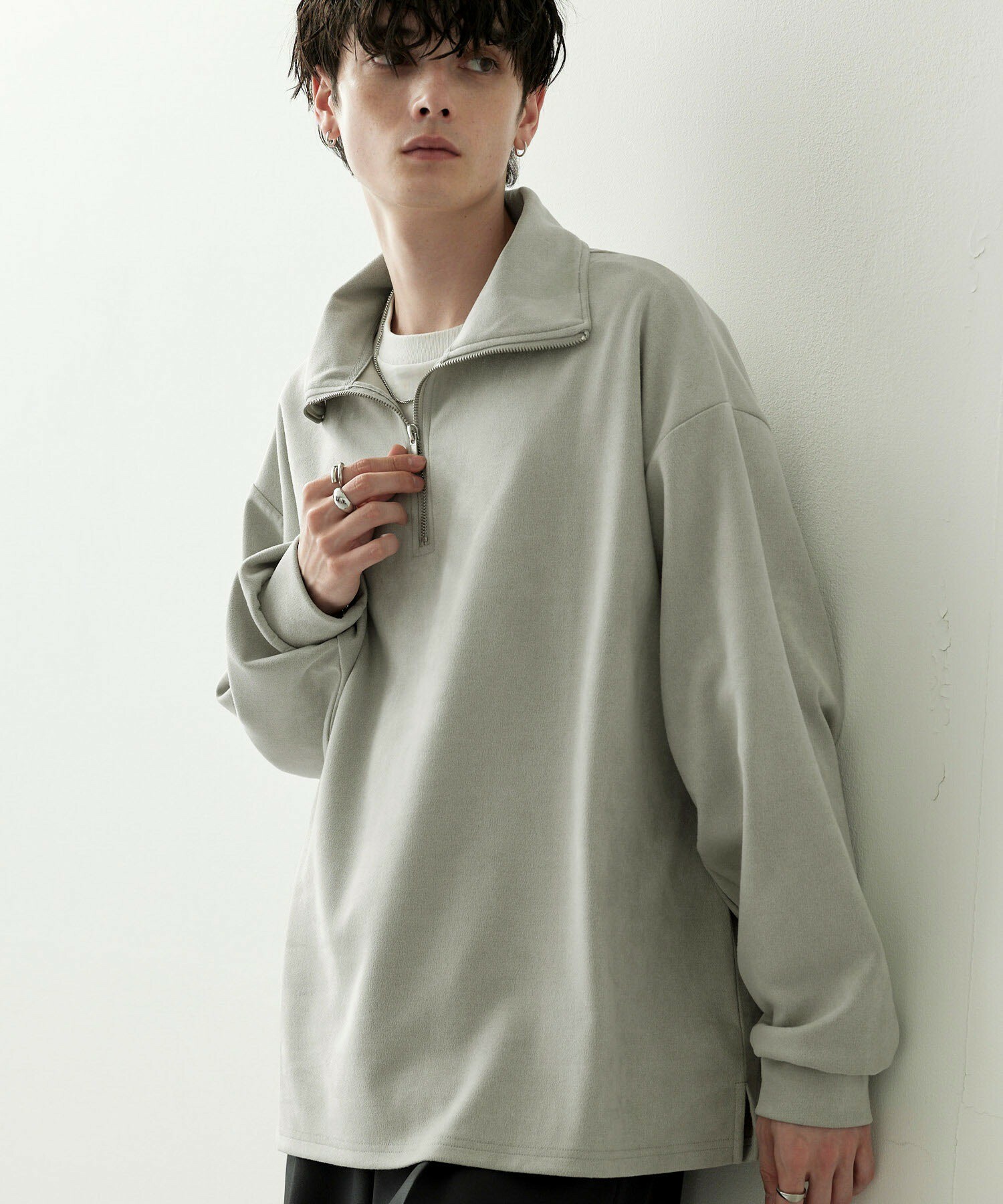 iSNEAKERS | Anchor Smith 半領麂皮寬鬆上衣