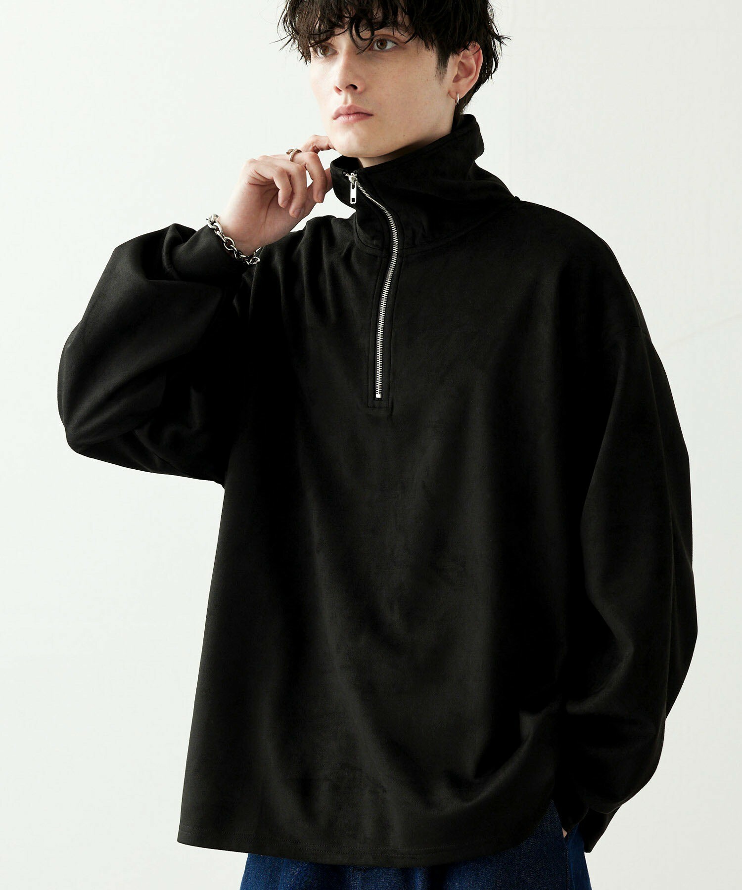 iSNEAKERS | Anchor Smith 半領麂皮寬鬆上衣