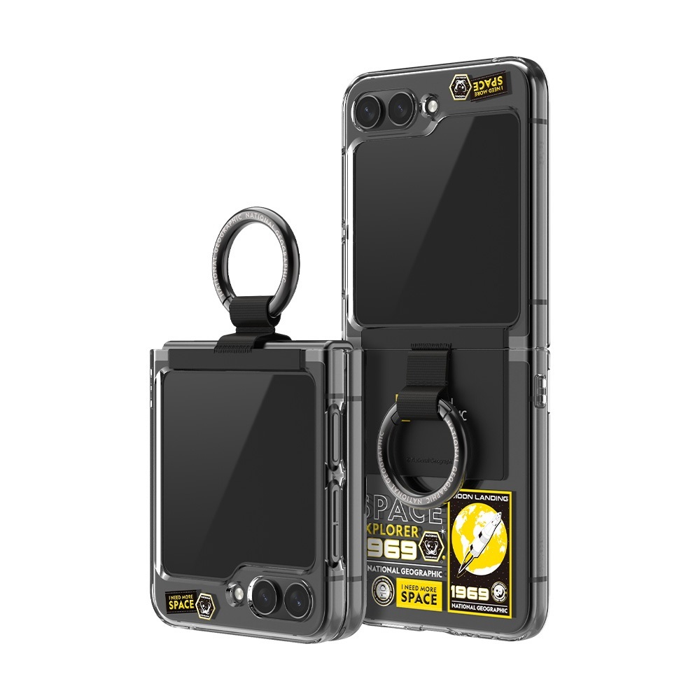 國家地理 | Crystal 指環帶保護殼 Galaxy Z Flip5 | 登陸月球【National Geographic 台灣總代理】