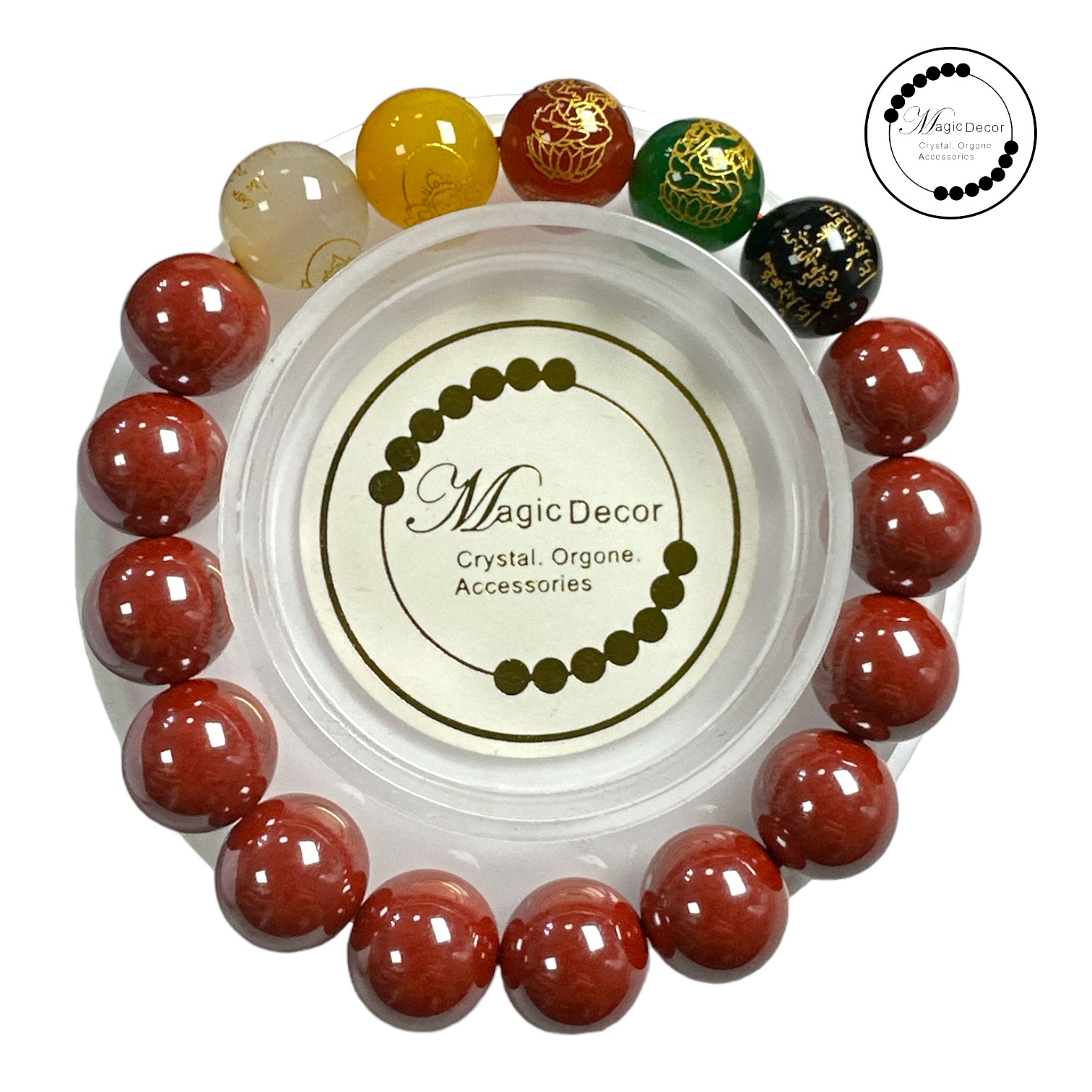 260110 - C22 12mm+帝王砂五路財神圓珠設計款手串