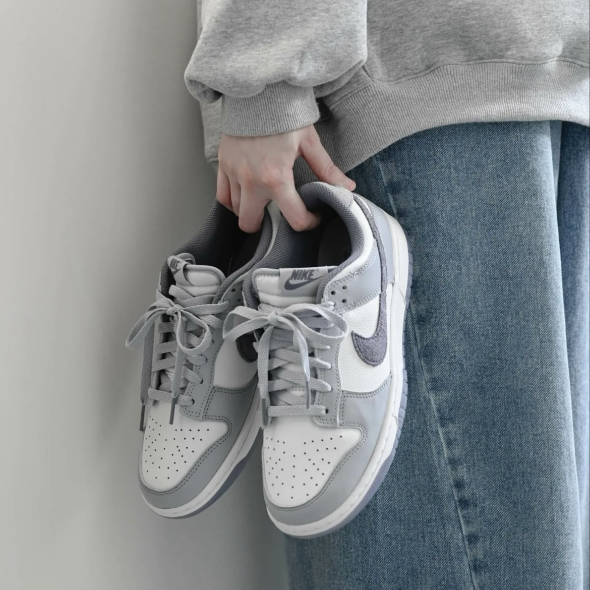 Nike Dunk Low Light Carbon 霧霾紫灰 淺灰 莫蘭迪 麂皮 水晶底