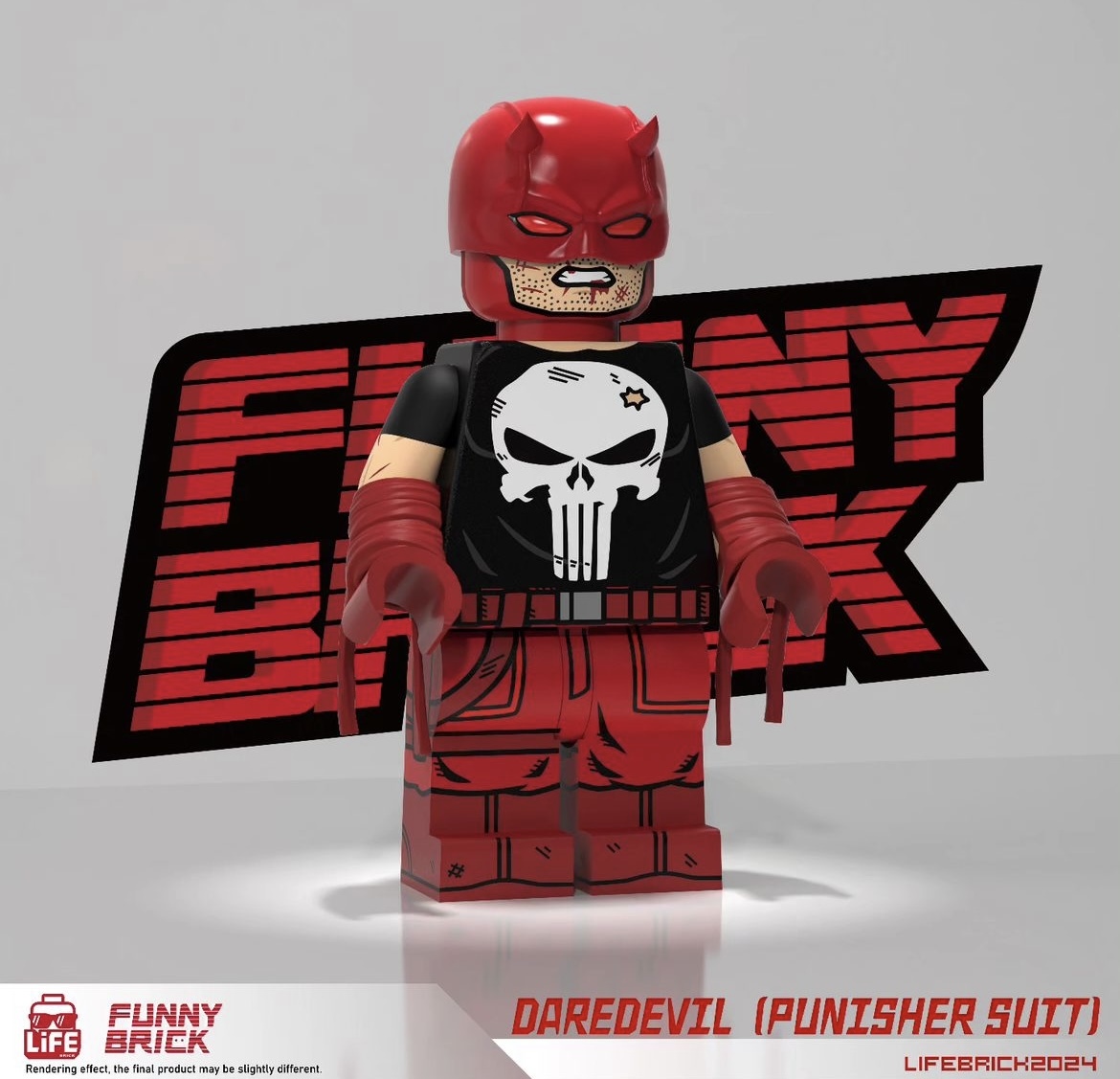 【Funnybrick x Lifebrick】夜魔俠  懲罰者套裝