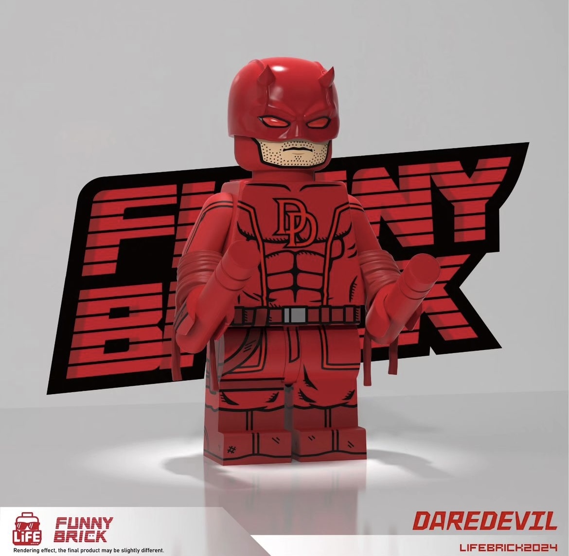 【Funnybrick x Lifebrick】夜魔俠紅色套裝