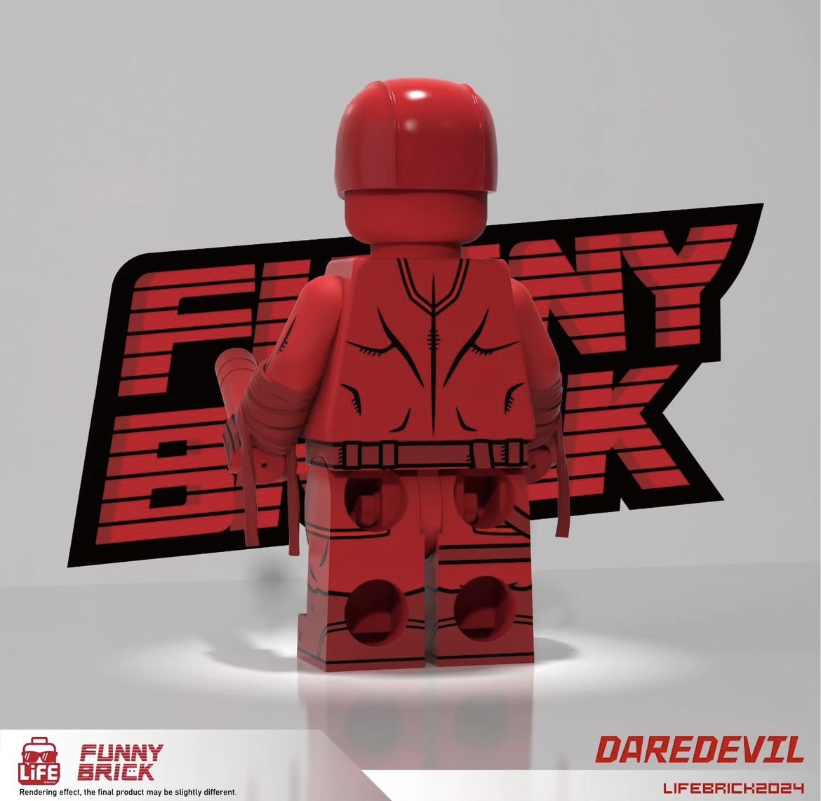【Funnybrick x Lifebrick】夜魔俠紅色套裝
